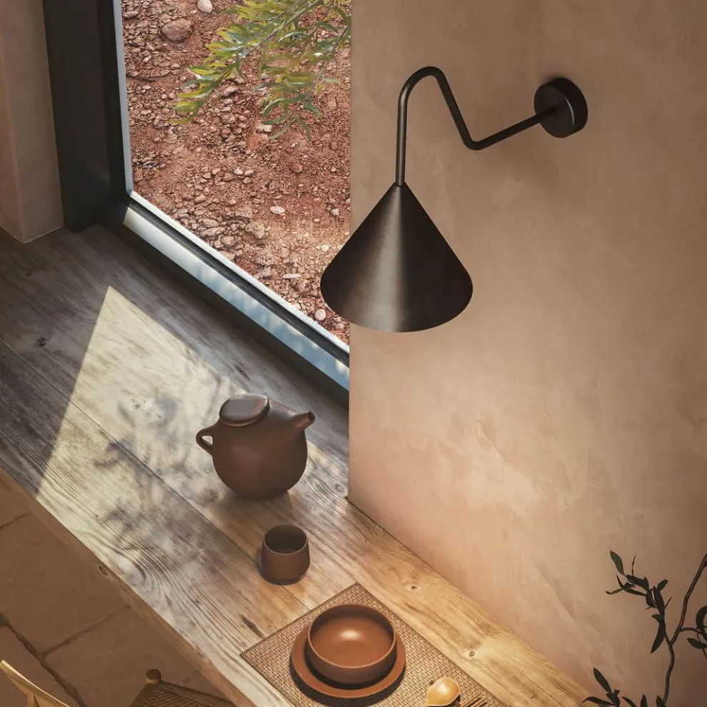 Innenwandleuchte aus Graphen, hergestellt in Italien – Rain