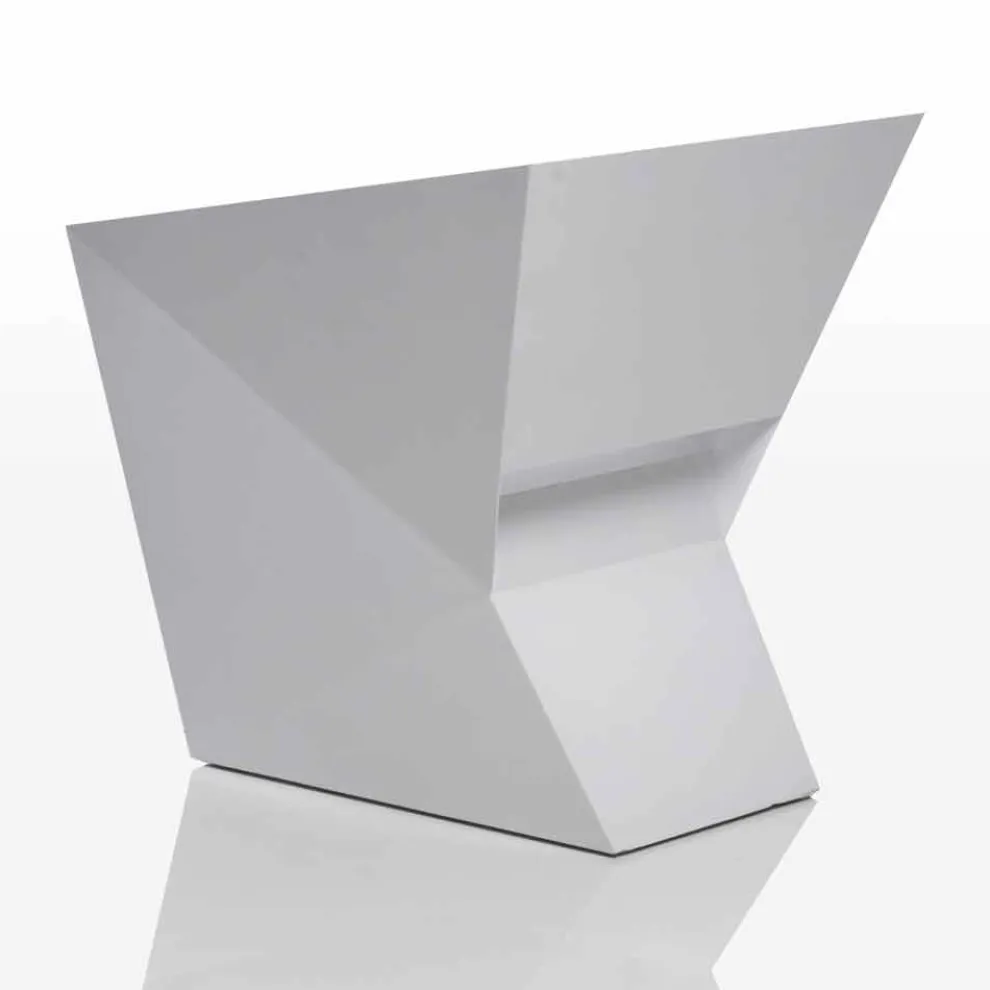 Vondom Faz weiß lackierter Outdoor-Sessel, modernes Design