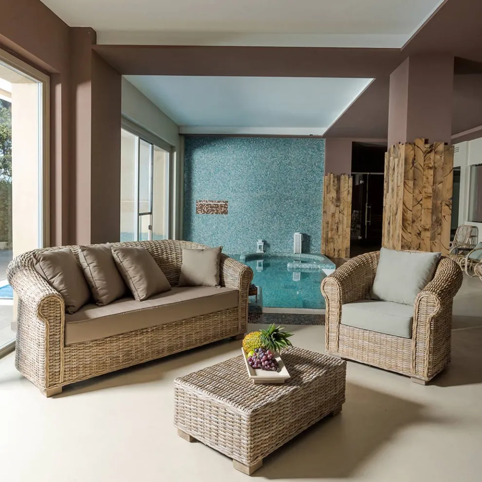 Outdoor-Sessel in Kubù mit Kissen inklusive - Isildur