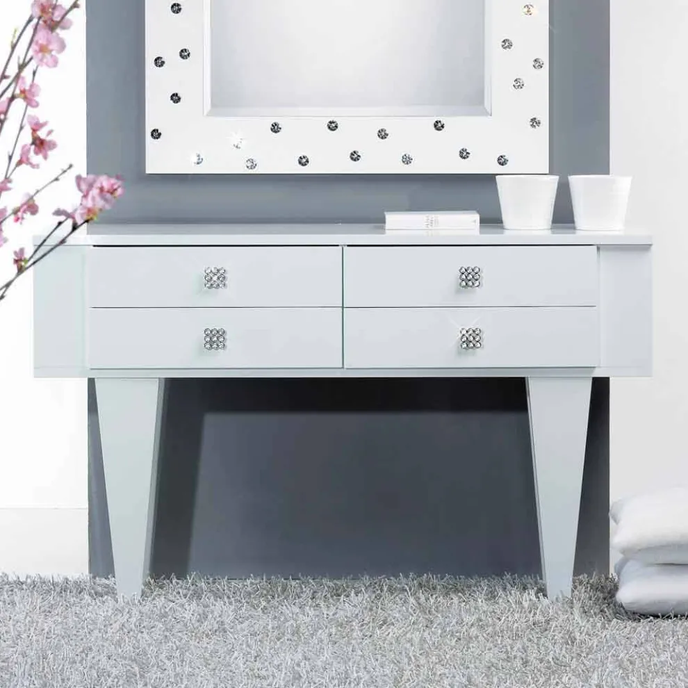 Kommode im Scandinavian Style mit 4 Schubladen Etty