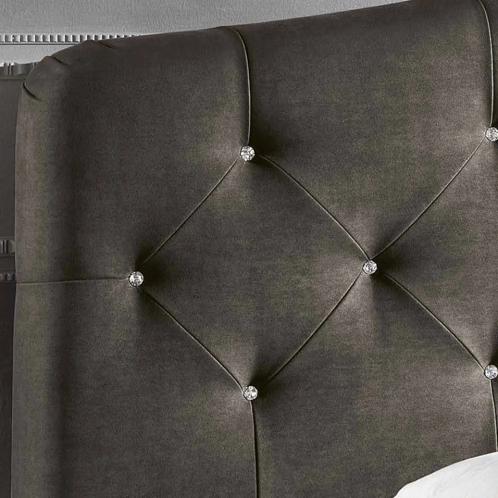 Gepolstertes Doppelbett  mit Aufbewahrungsbox 160x190/200cm Leone