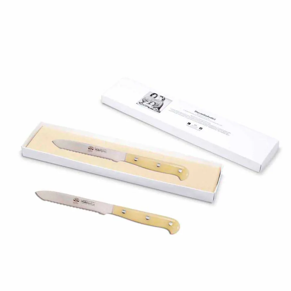 Tomatenmesser aus Edelstahl, Berti exklusiv für Viadurini-Barasso