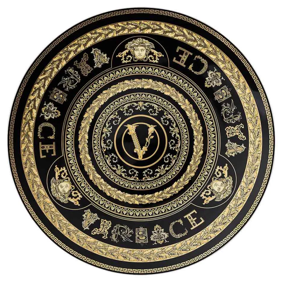 Rosenthal Versace Virtus Gala Platzteller Ø 33 cm aus Porzellan - Barock