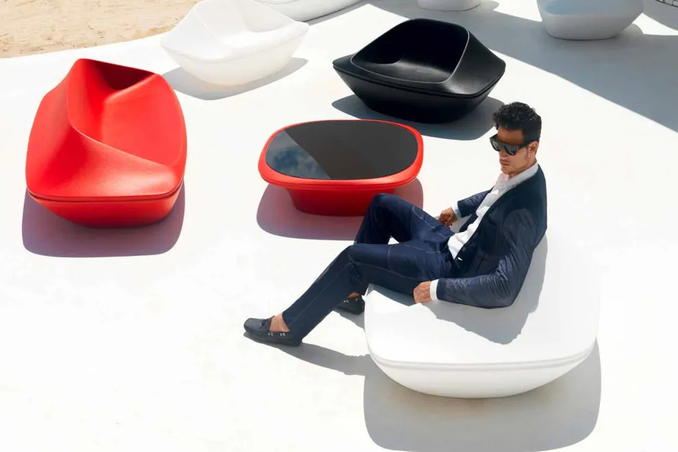Modernes Design Outdoor Sofa Ufo von Vondom aus Polyethylenharz