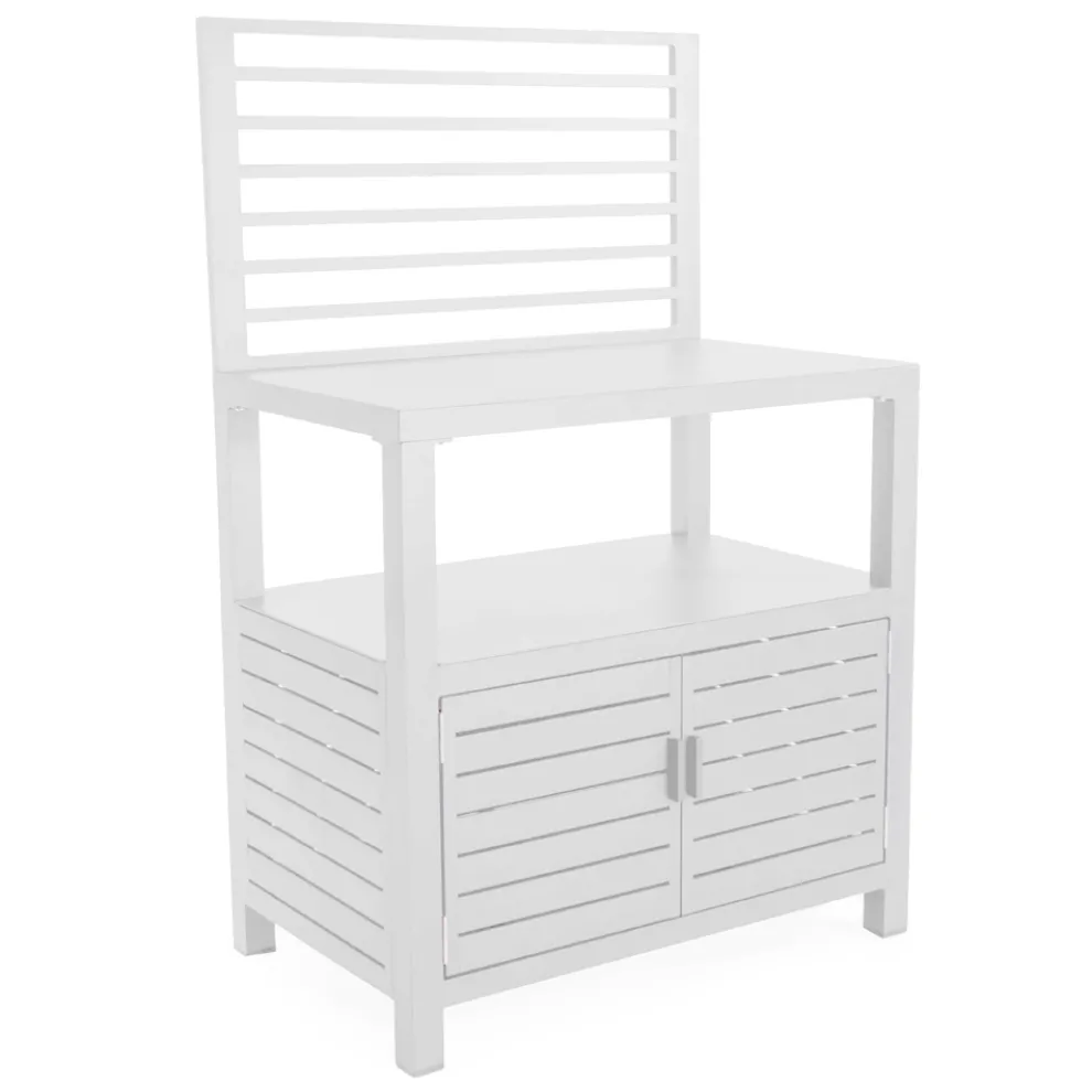 Outdoor-Schrank aus Aluminium mit 2 Türen - Kamera