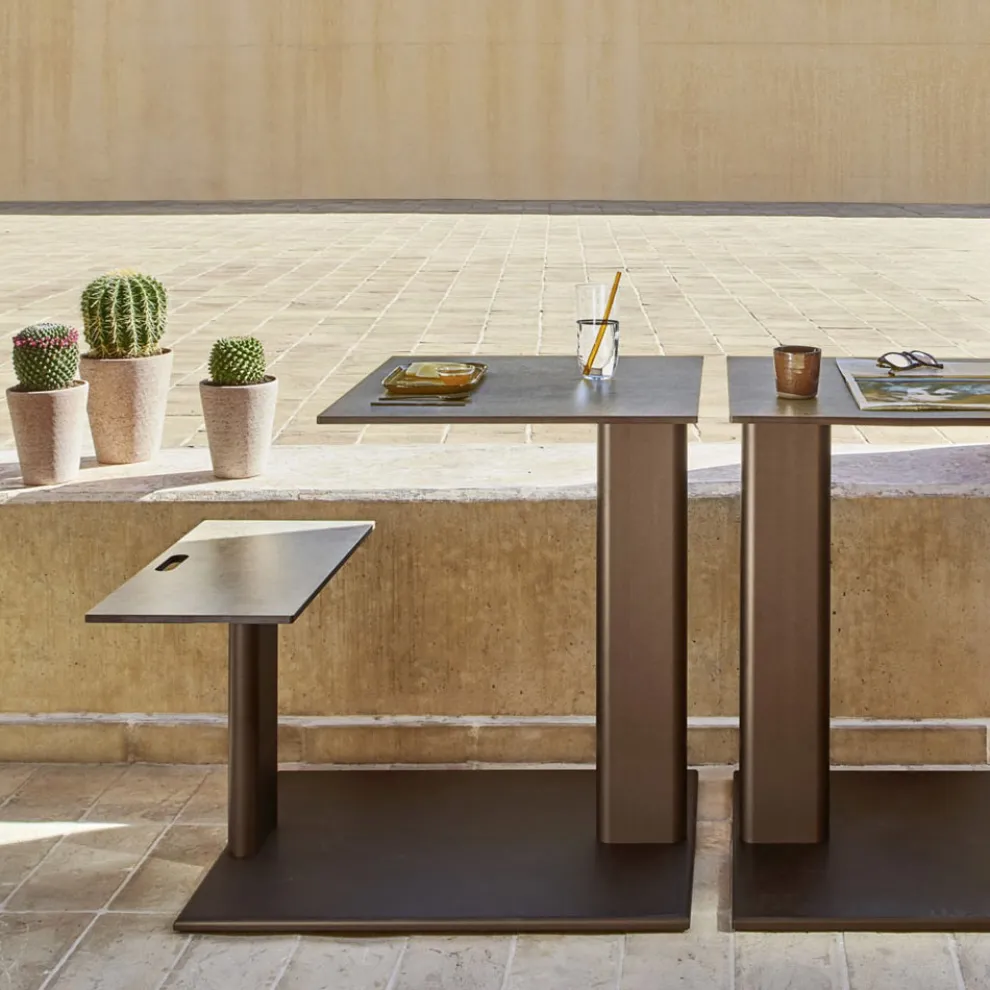 Gartentisch mit Aluminiumsitz Made in Italy - Plinto von Varaschin