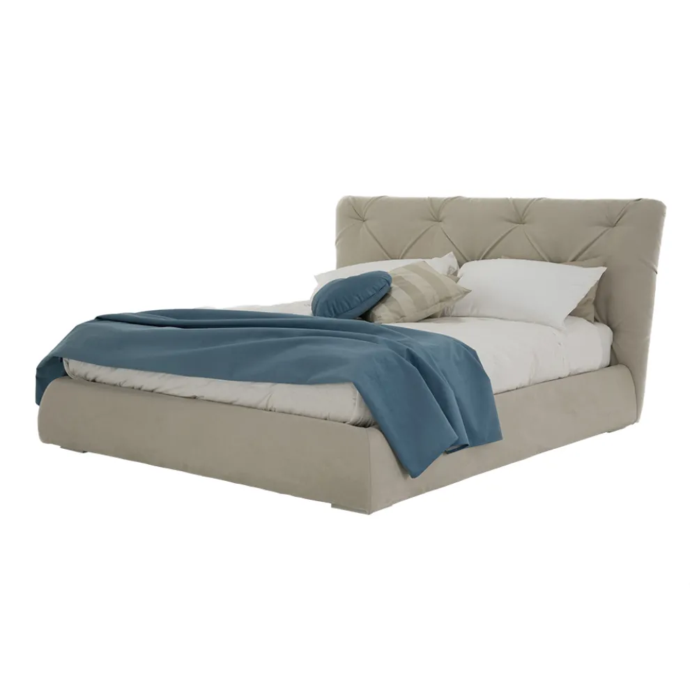 Doppelbett mit Container in modernem Design Made in Italy - Gaven