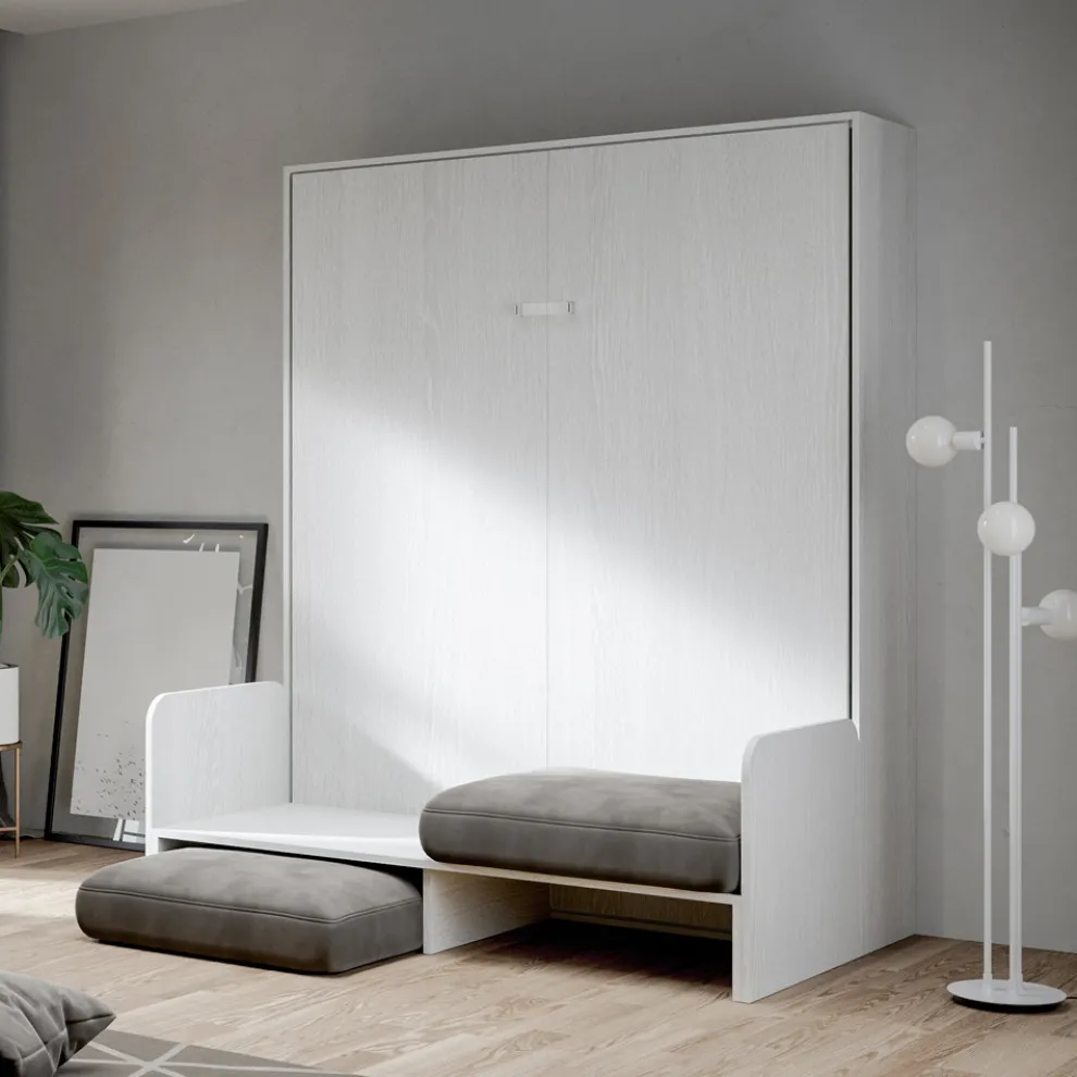 Vertikales Klappbett für Doppelbett mit Sofa Made in Italy - Magiccompare