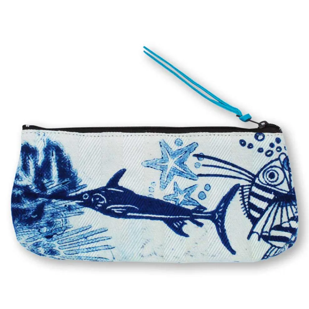 3 handbedruckte einteilige Baumwollkupplungen - Viadurini von Marchi