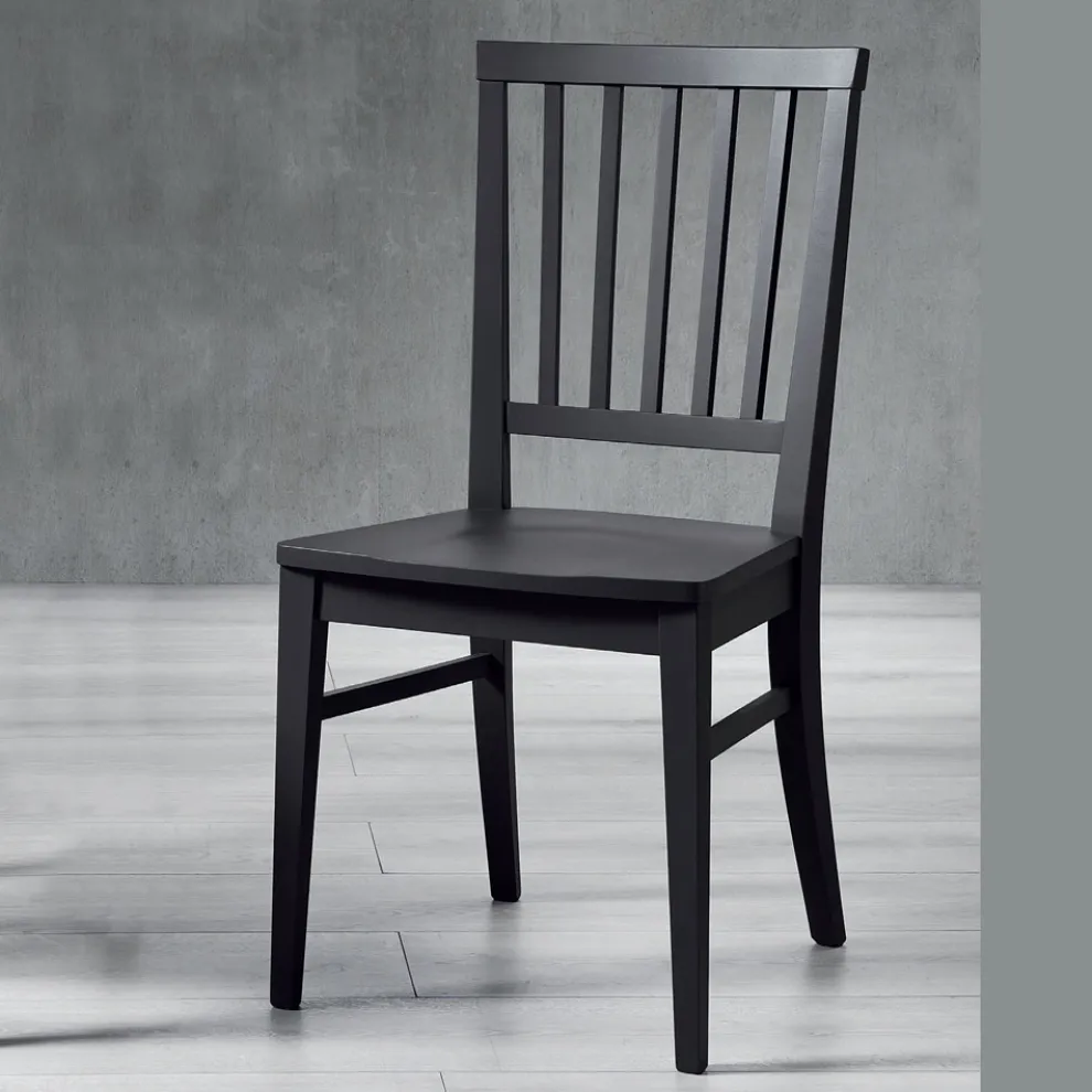 Küchenstuhl Massives Buchenholz Elegantes italienisches Design - Rosita