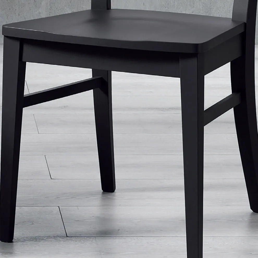 Küchenstuhl Massives Buchenholz Elegantes italienisches Design - Rosita