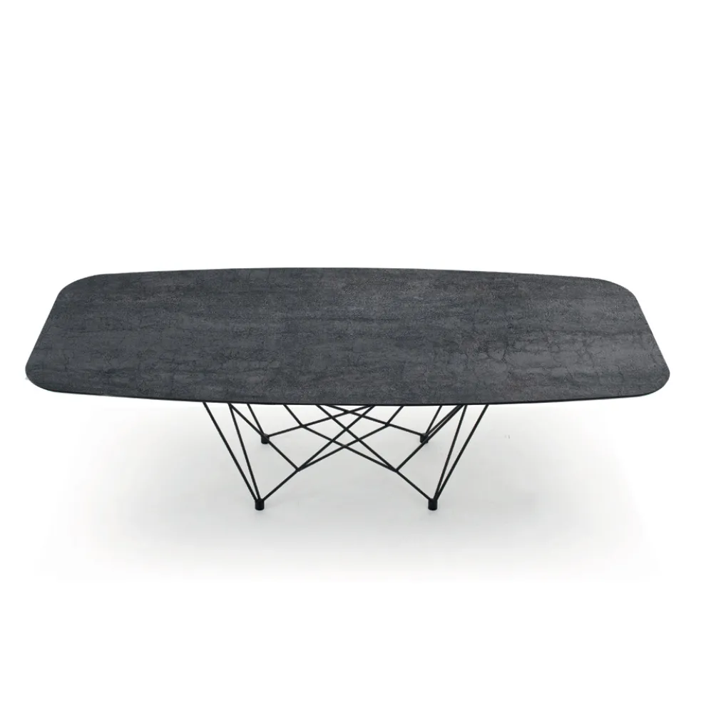 Keramikfass-Esstisch, hergestellt in Italien – Ezzellino