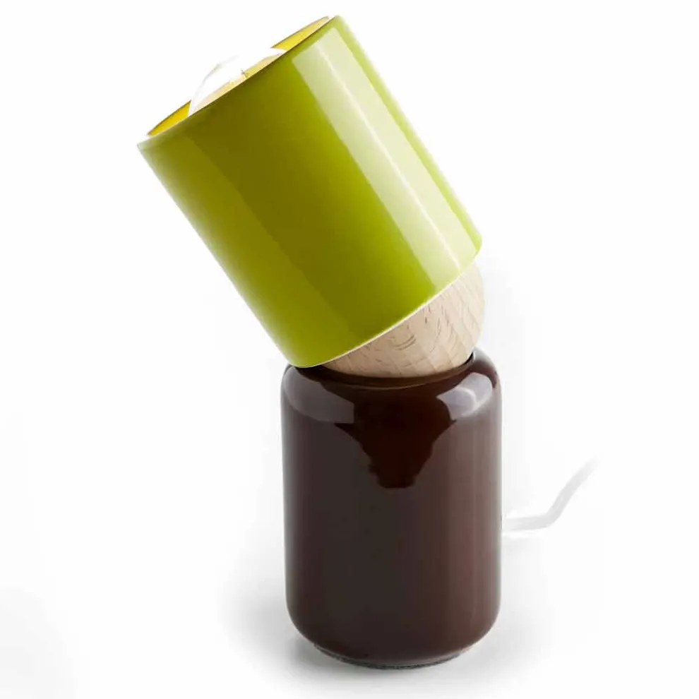 Keramische Tischlampe im modernen Design, hergestellt in Italien, Asien