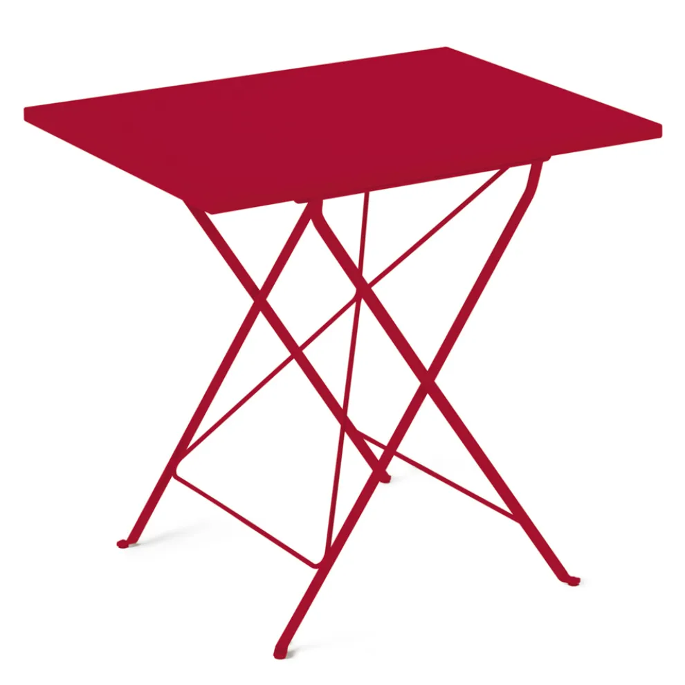 Klappbarer Gartentisch aus verzinktem Stahl Made in Italy - Akila