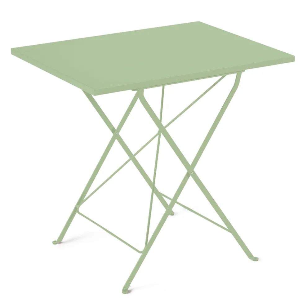 Klappbarer Gartentisch aus verzinktem Stahl Made in Italy - Akila