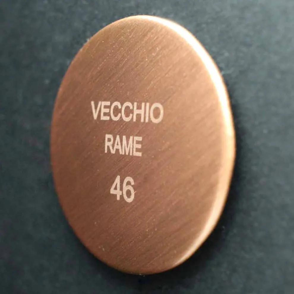 Klassische Messing-Duschsäule mit rundem Duschkopf Made in Italy - Yari