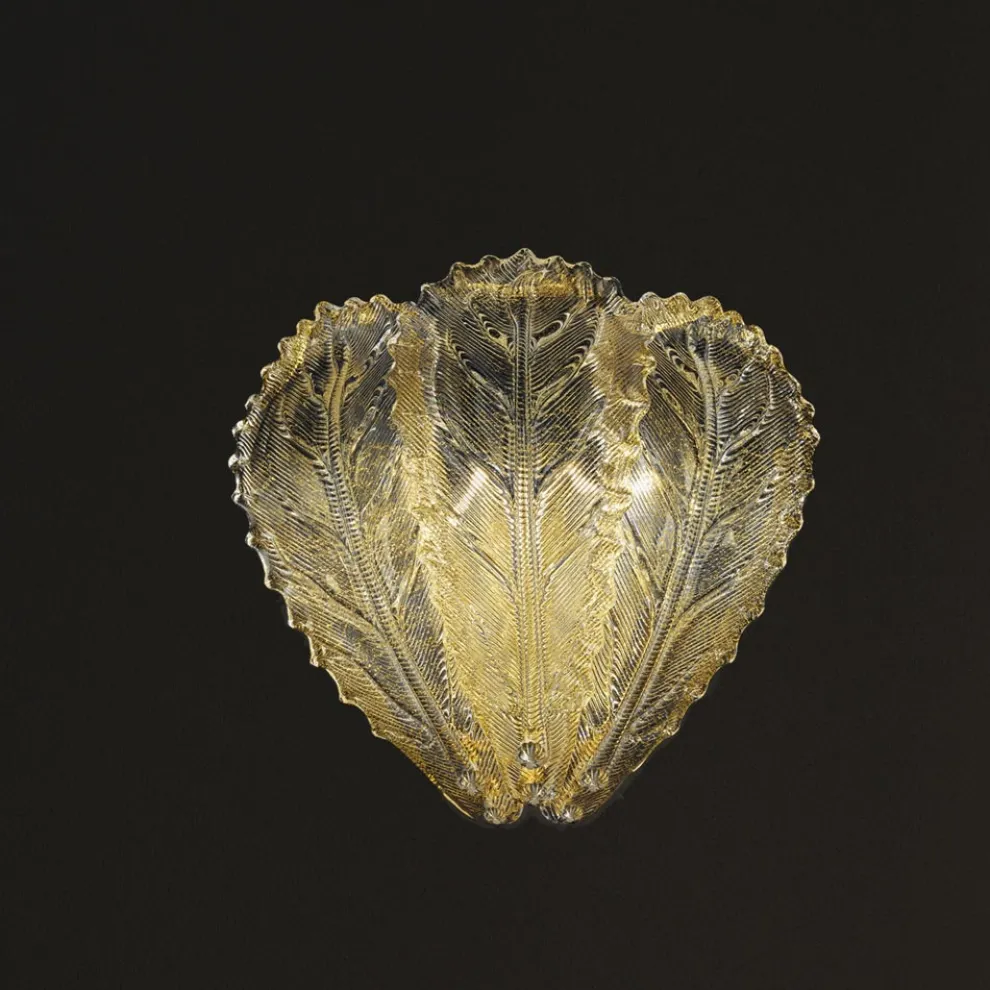 Klassische Wandlampe aus venezianischem Glas und Metall Made in Italy - Artemide