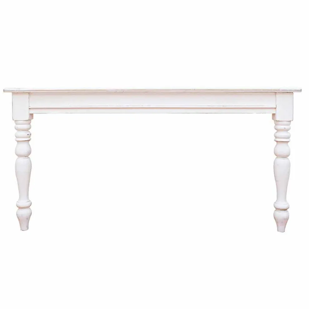 Klassischer ausziehbarer Tisch Bis zu 240 cm in Mango Wood Homemotion - Tongo