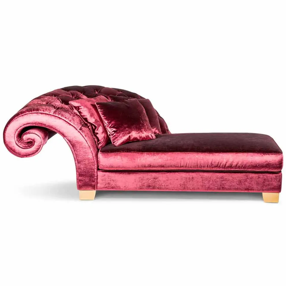 Klassischer Design-Loungesessel Basco, Made in Italy, Stoffbezug