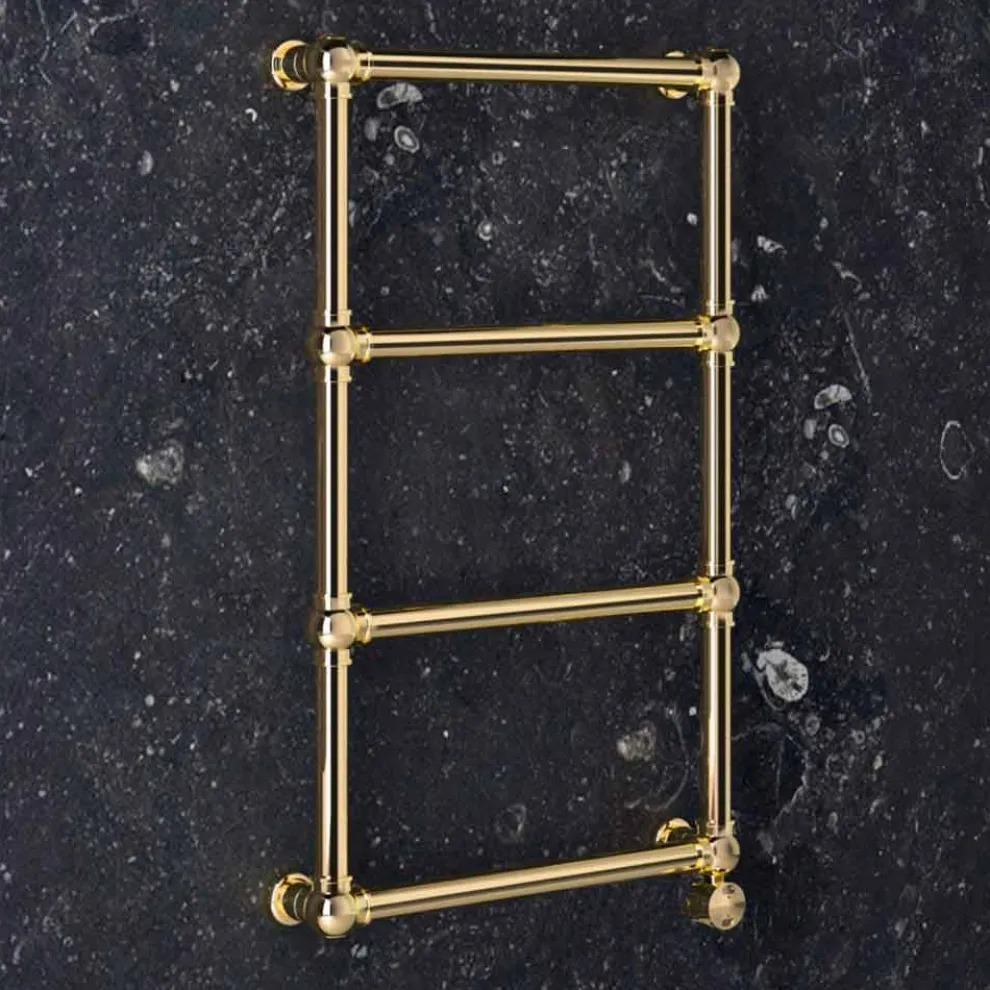 Klassischer elektrischer Kühler aus Chrom oder Goldmessing bei 200 W - Caesar