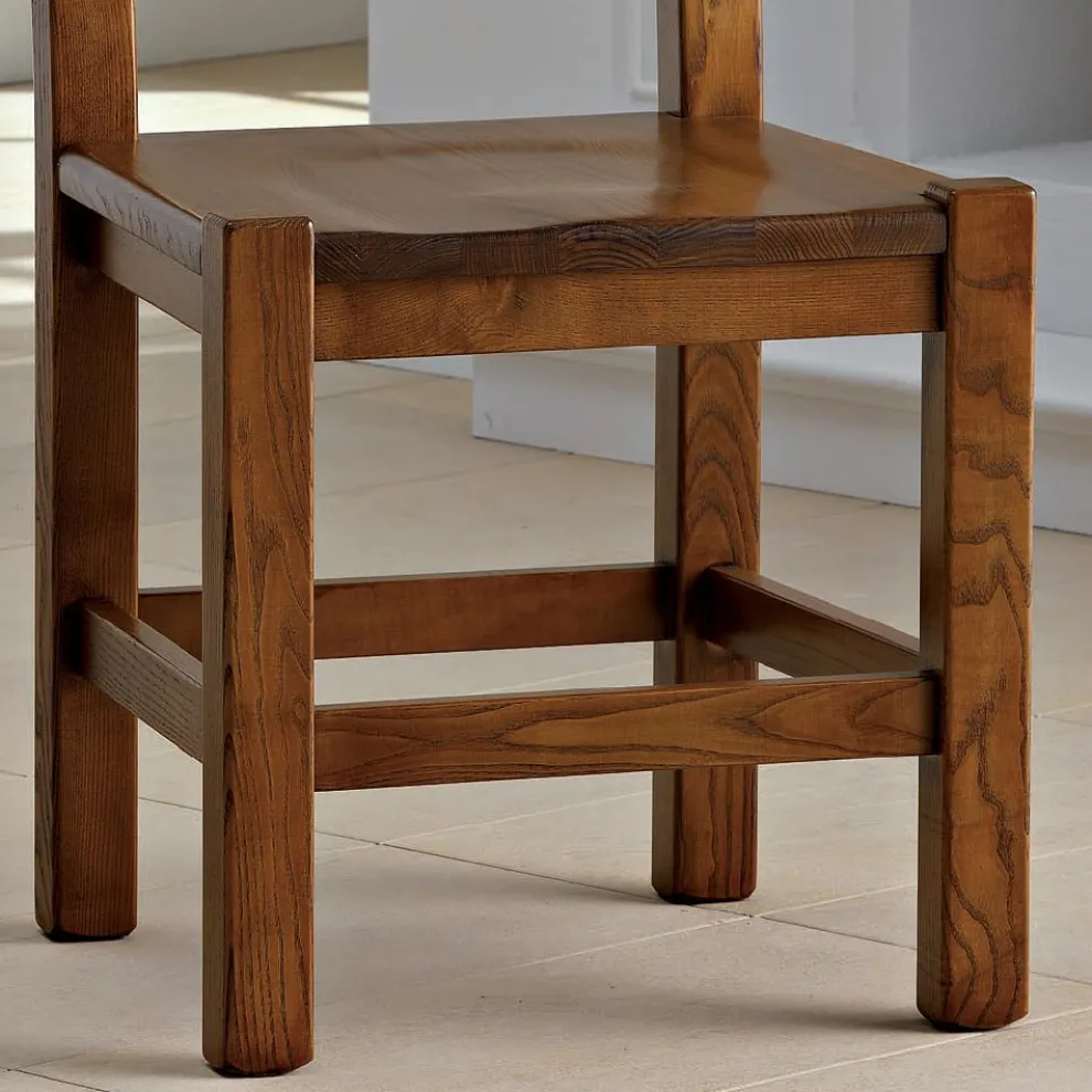 Klassischer Küchenstuhl aus massivem Buchenholz Made in Italy - Lavinia