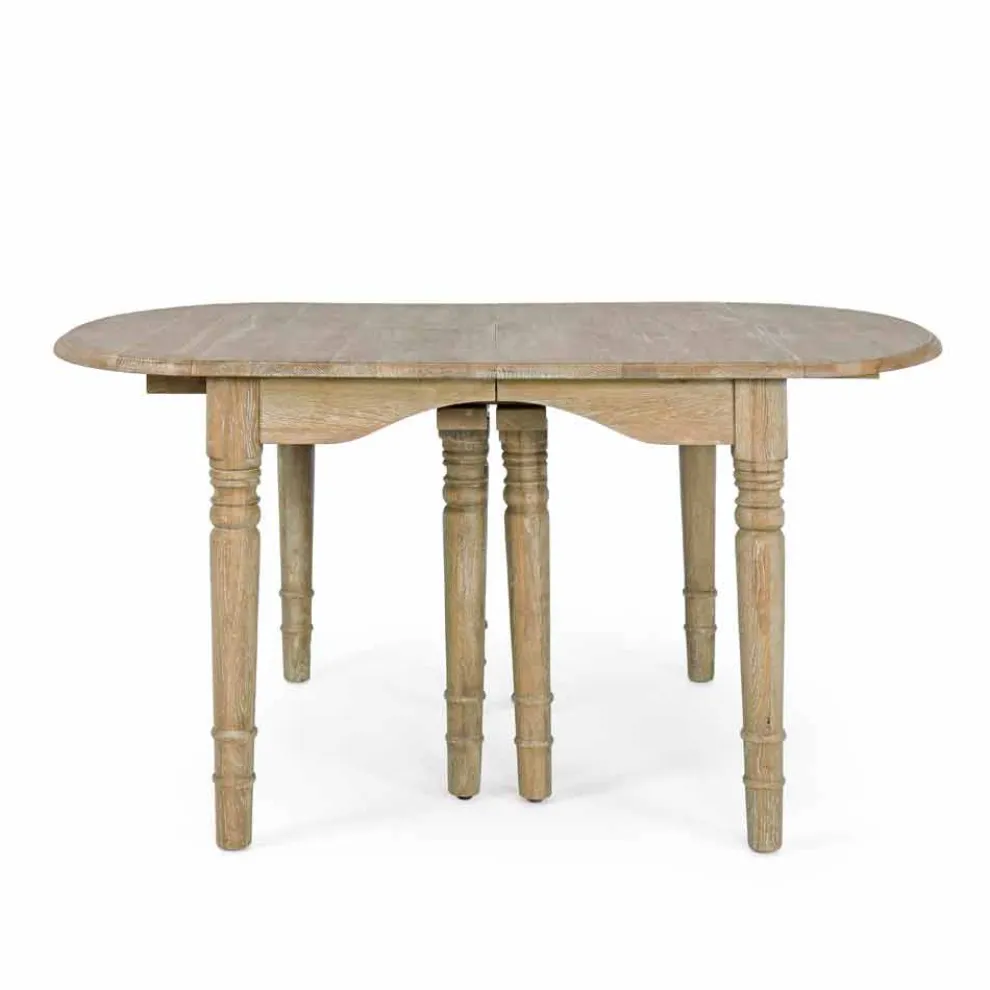 Klassischer Tisch aus Massivholz ausziehbar Bis zu 382 cm Homemotion - Brindisi