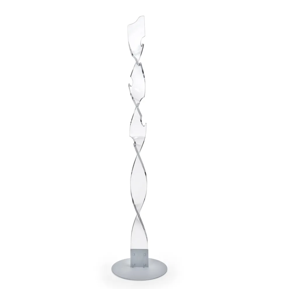 Kleiderbügel aus reinem PMMA-Acrylkristall, hergestellt in Italien – Lilo