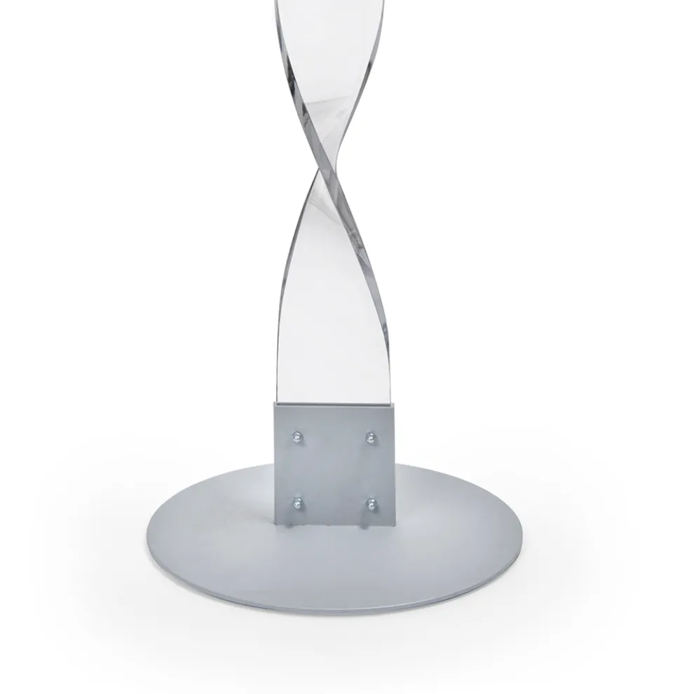 Kleiderbügel aus reinem PMMA-Acrylkristall, hergestellt in Italien – Lilo