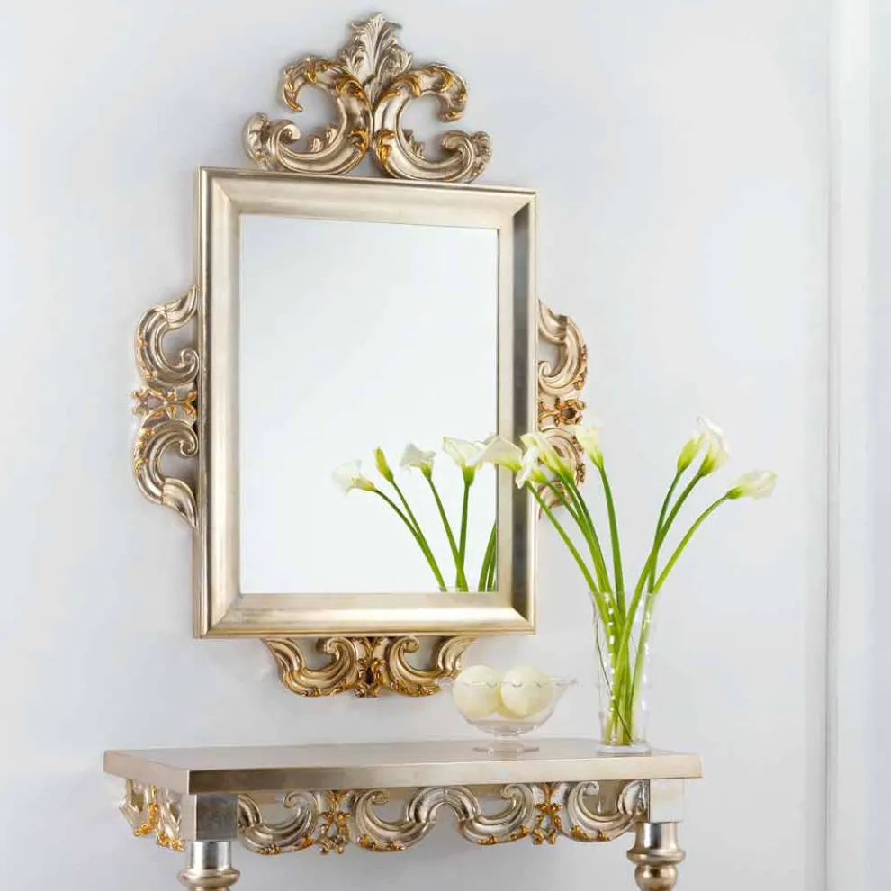 Kleiner Repro Wandspiel in Altsilber 113x155 Guy