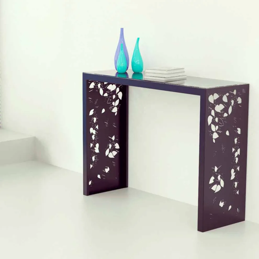 Konsole aus moderne Design model Konsolle 120x40x90 Mabele, Made in Italy