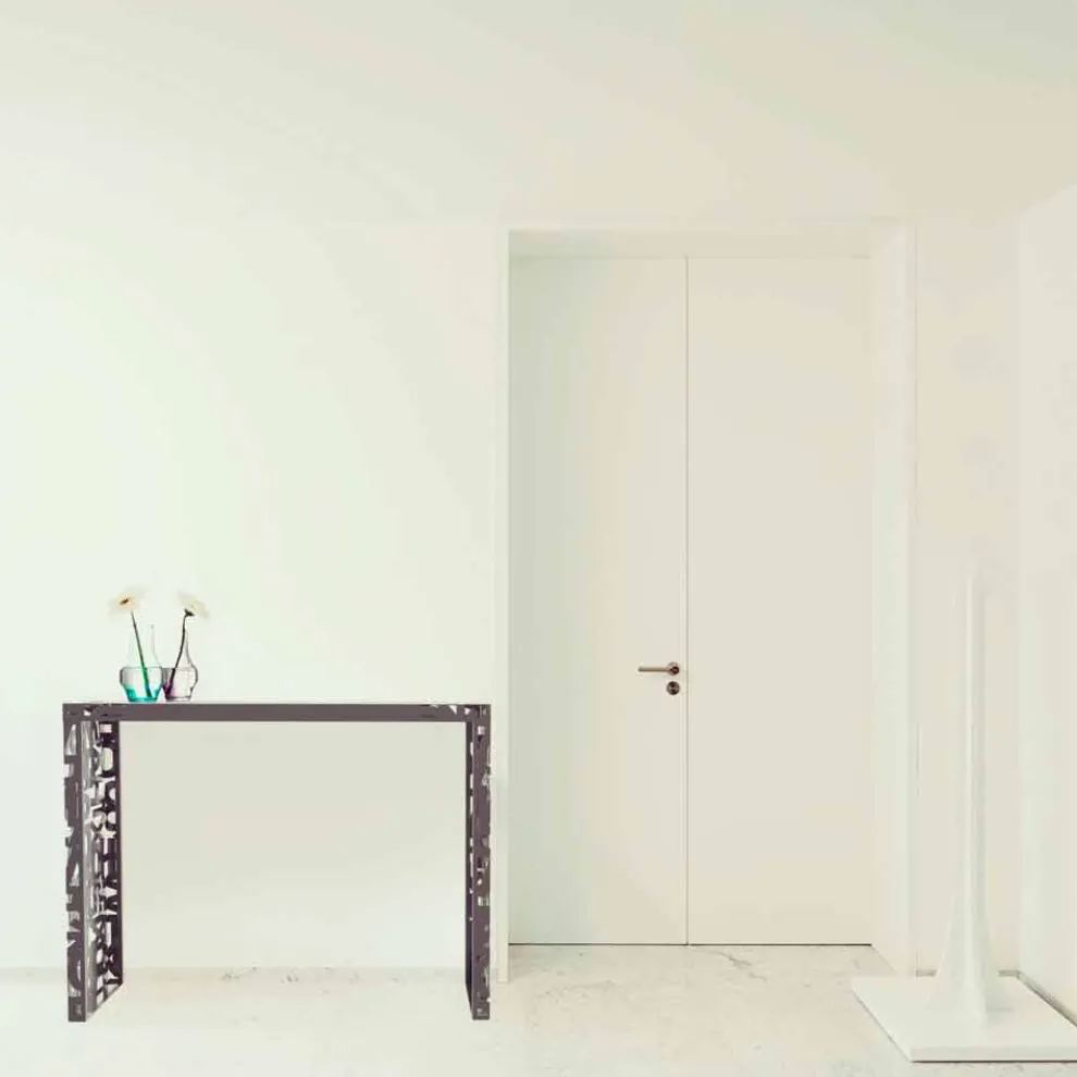 Konsole aus moderne Design model Konsolle 120x40x90 Mabele, Made in Italy