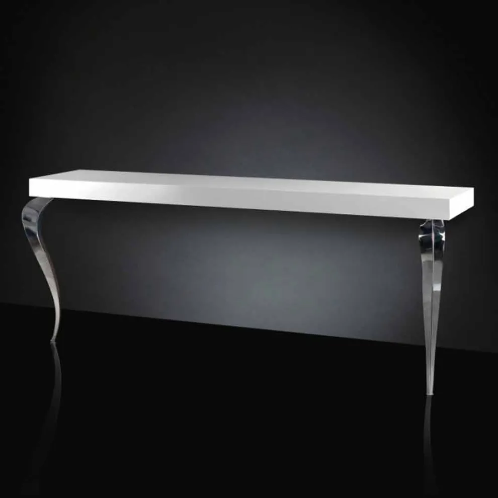 Konsole im klassischen Stil aus MDF und Stahl Luigi