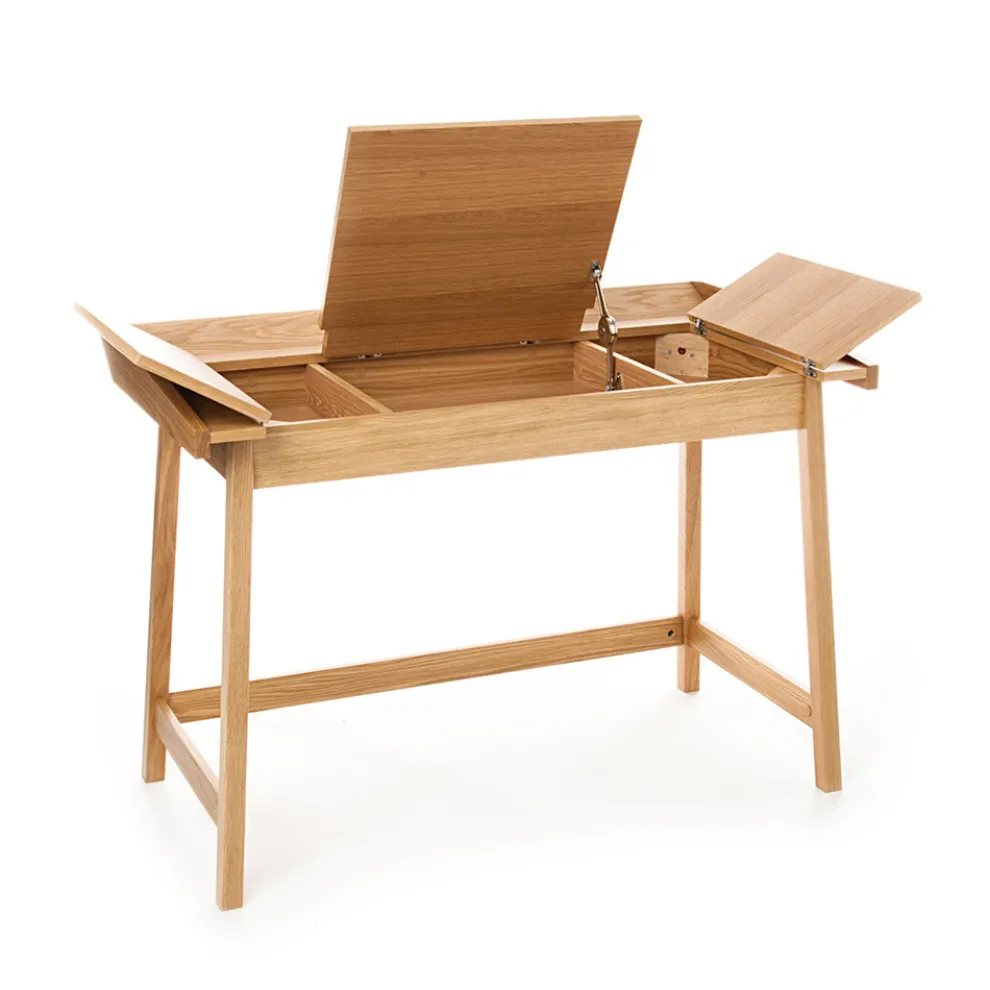 Konsole mit PC-Schreibtisch aus MDF und Holz – Fußball