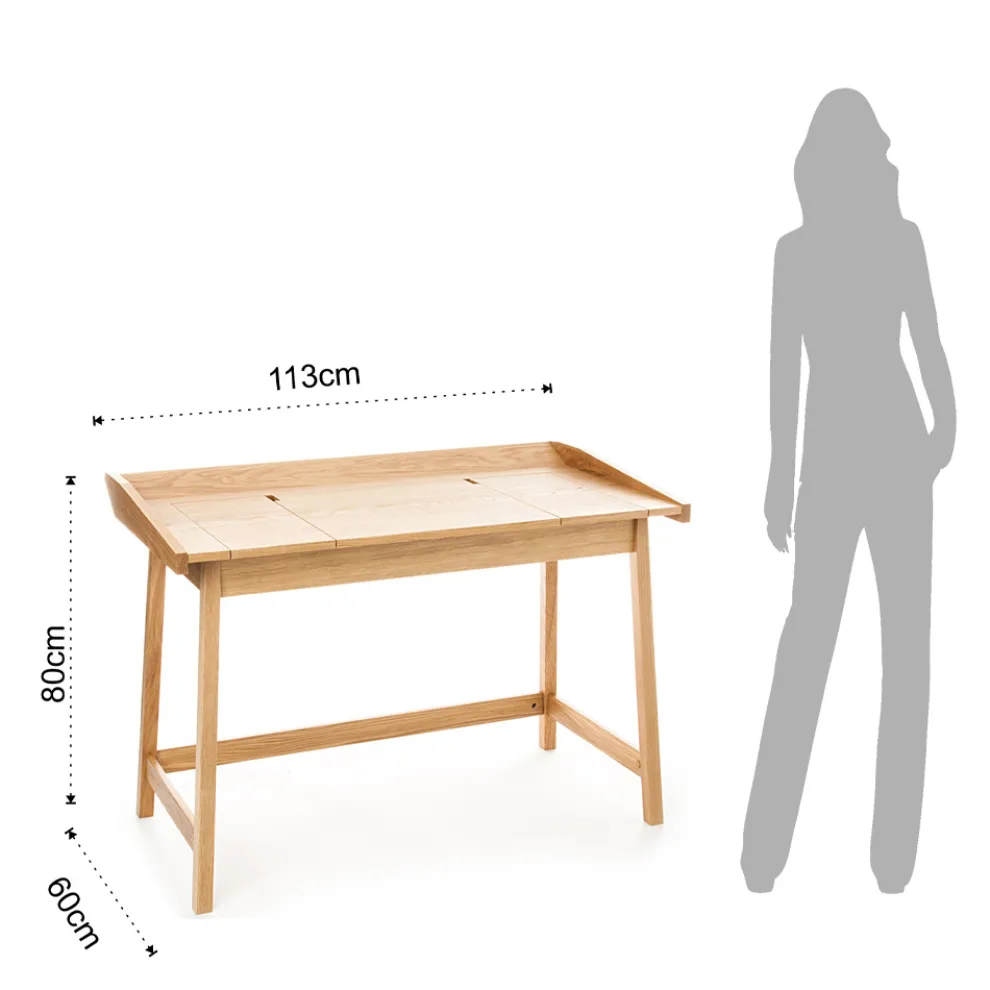 Konsole mit PC-Schreibtisch aus MDF und Holz – Fußball