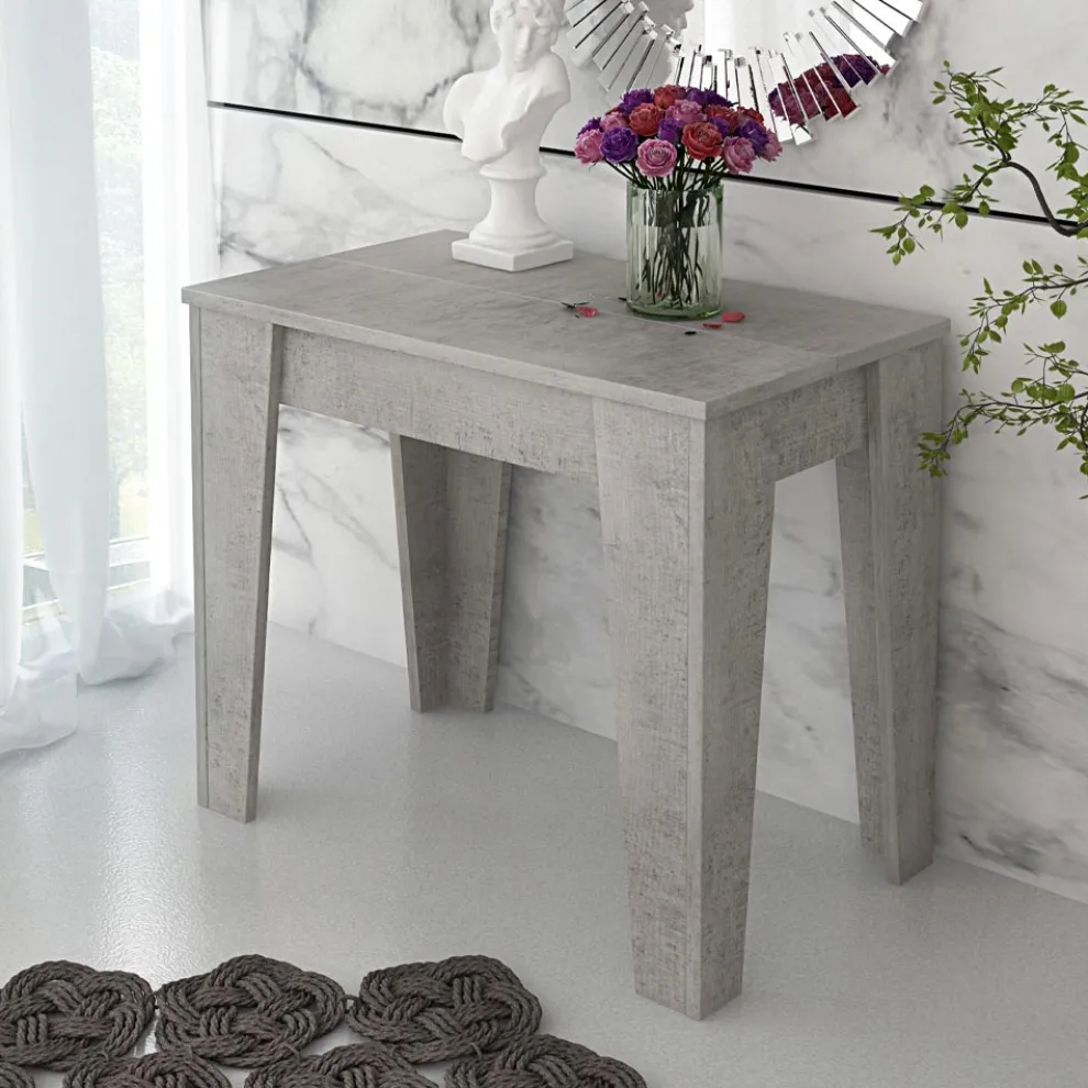 Konsolentisch aus ökologischen Holzpartikelplatten – Curio