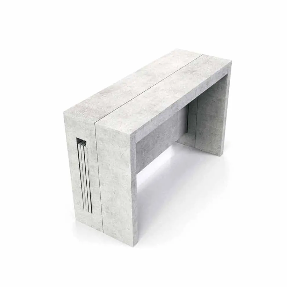 Konsolentisch ausziehbar mit integrierten Verlängerungsplatten Ussana