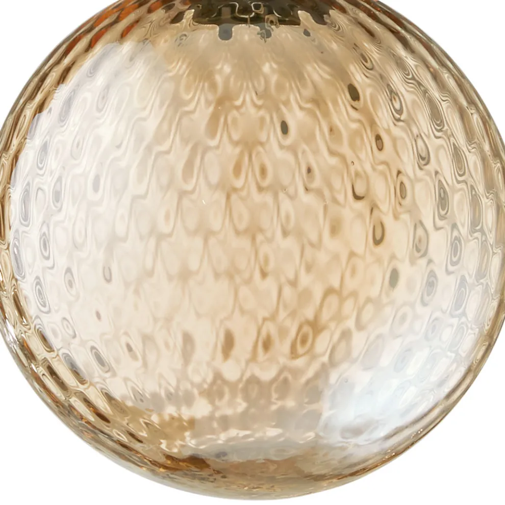 Kronleuchter aus mundgeblasenem Glas mit 6 Lichtern und Balloton-Dekoration - Fee