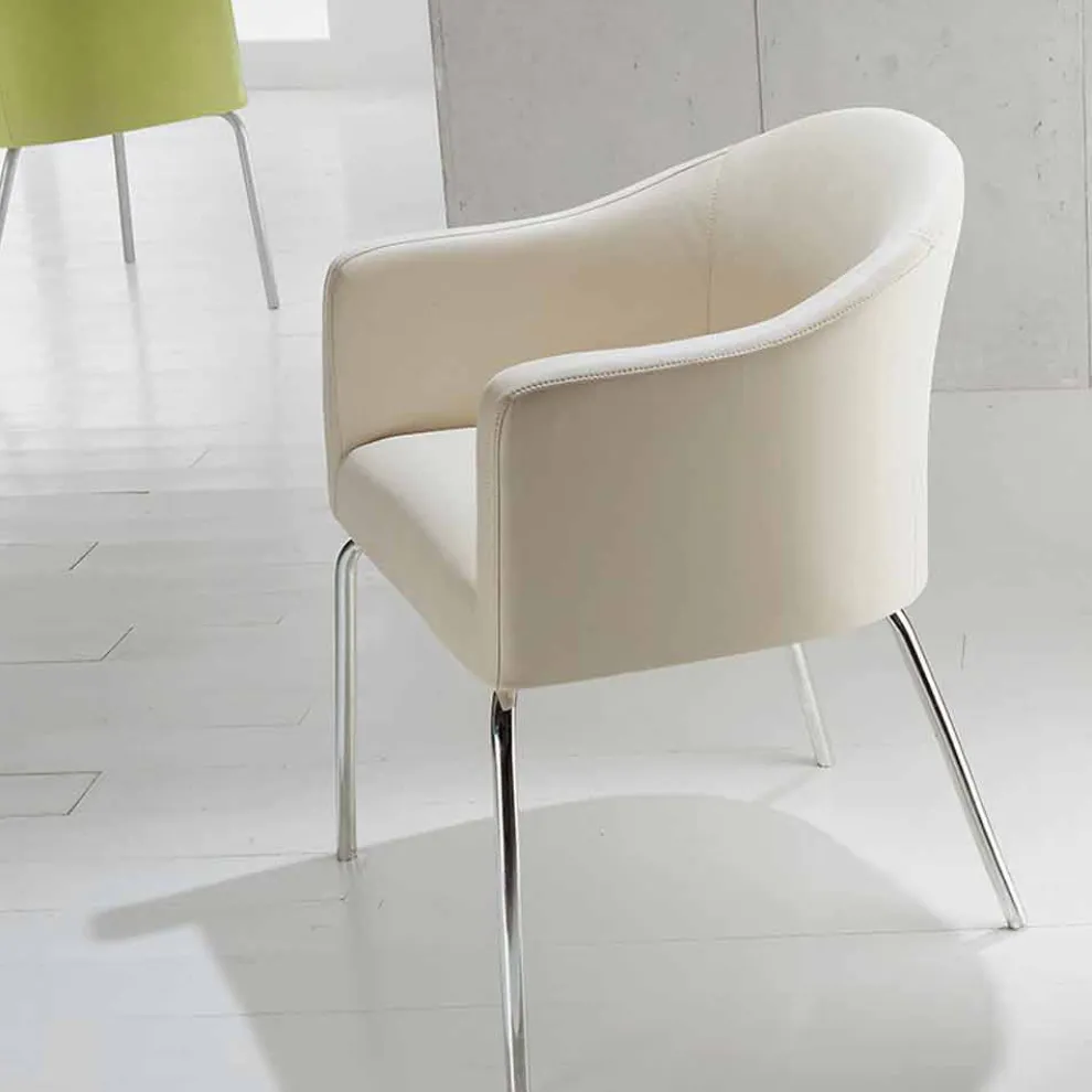 Kunstleder Stuhl in modernem Design Costello