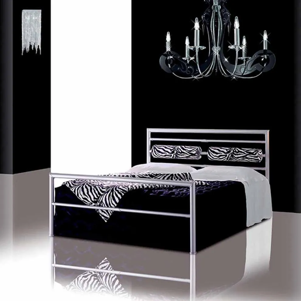 Dioniso Jugend Queen Size Bett aus Schmiedeeisen in Design