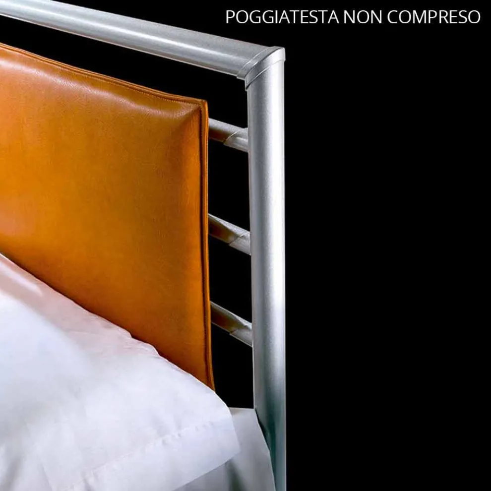 Dioniso Jugend Queen Size Bett aus Schmiedeeisen in Design