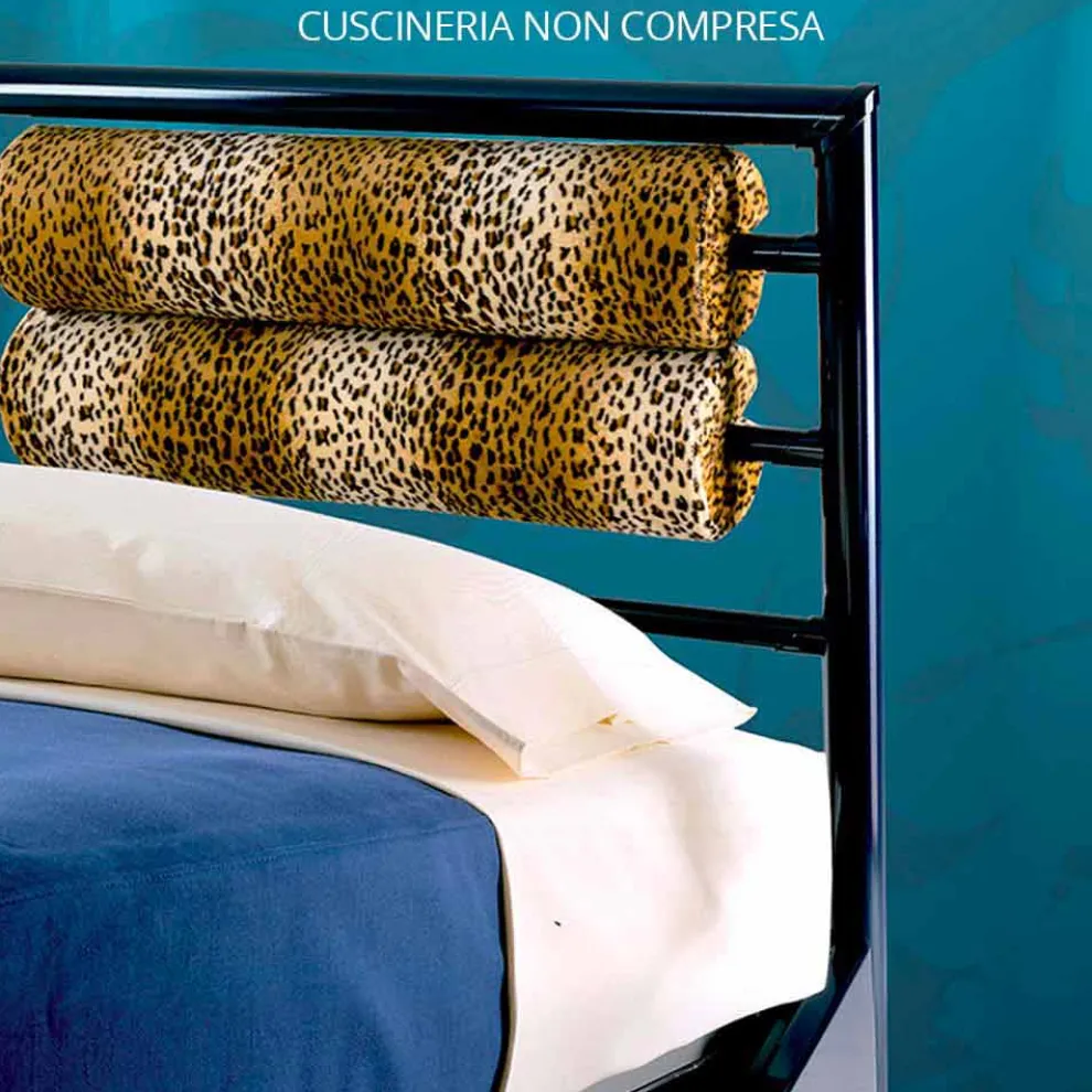 Dioniso Jugend Queen Size Bett aus Schmiedeeisen in Design