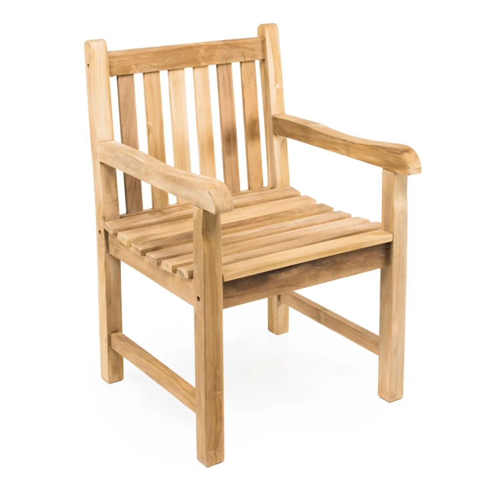Gartensessel aus natürlichem Teakholz - Yggdrasil