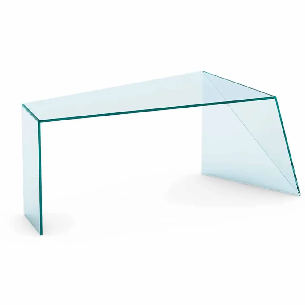 Modernes Design Büro Schreibtisch Extraleichtes Glas Made in Italy - Rosalia