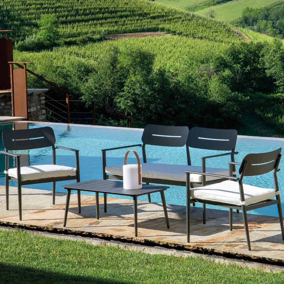 Gartenlounge aus Aluminium in verschiedenen Ausführungen - Souvenir