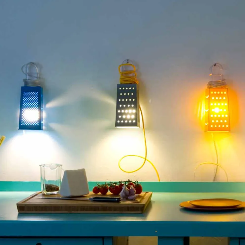 Lampe aus Laprene Tisch In-es.artdesign Cacio & Pepe modern