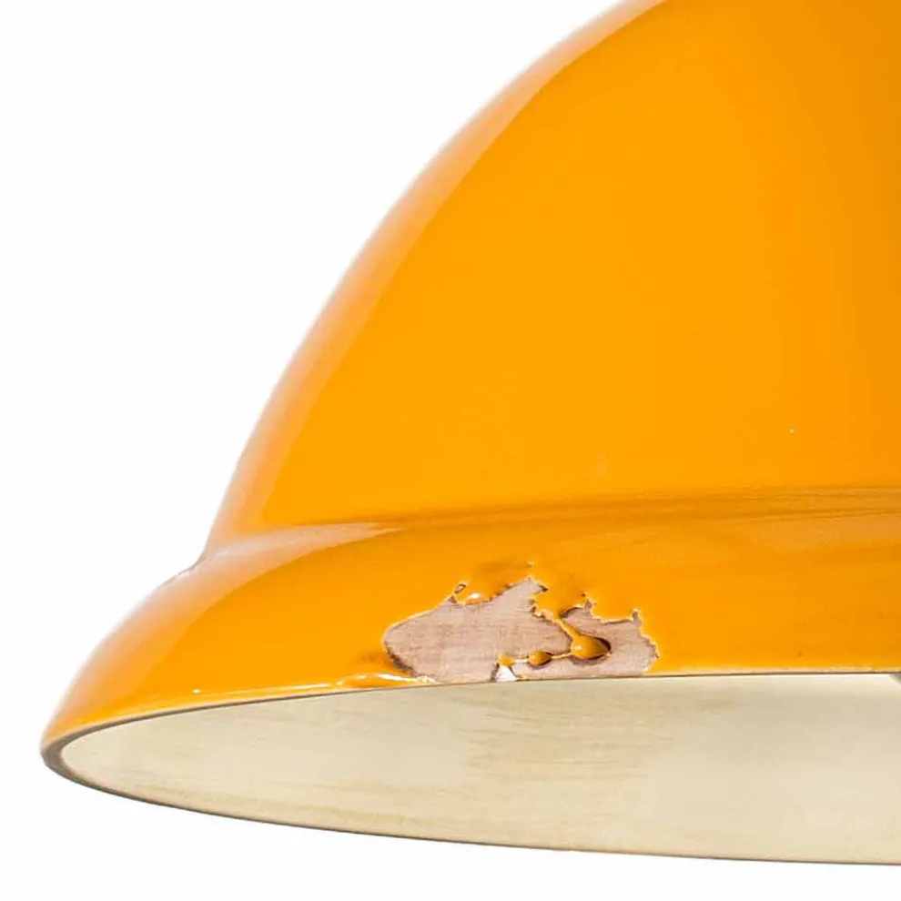 Lampe im Industrial Design aus Keramik und Metall Ruth