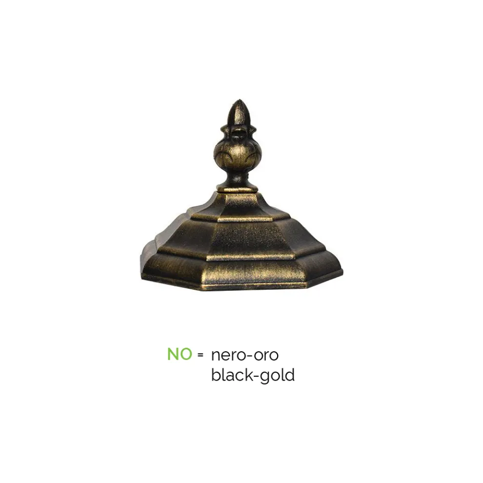 Lampe im Vintage-Stil aus Aluminiumdruckguss, hergestellt in Italien – Leona