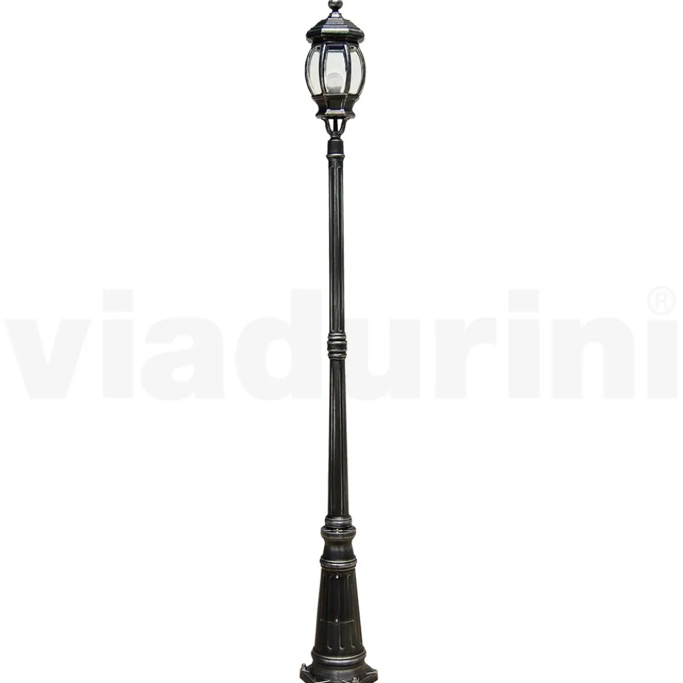 Lampe im Vintage-Stil aus Aluminiumdruckguss, hergestellt in Italien – Leona