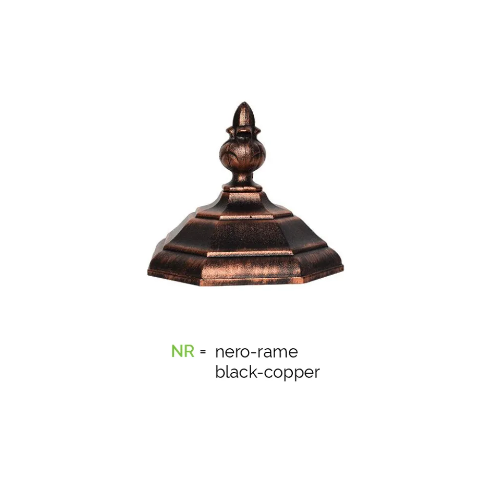 Lampe im Vintage-Stil aus Aluminiumdruckguss, hergestellt in Italien – Leona