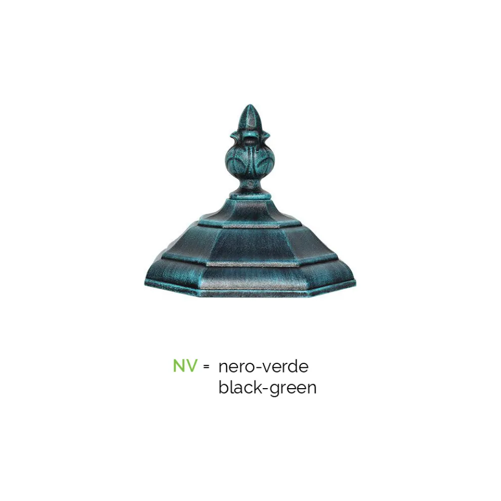 Lampe im Vintage-Stil aus Aluminiumdruckguss, hergestellt in Italien – Leona